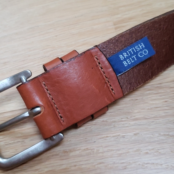 British Belt Co camel belt 34 NWOT - Picture 3 of 4